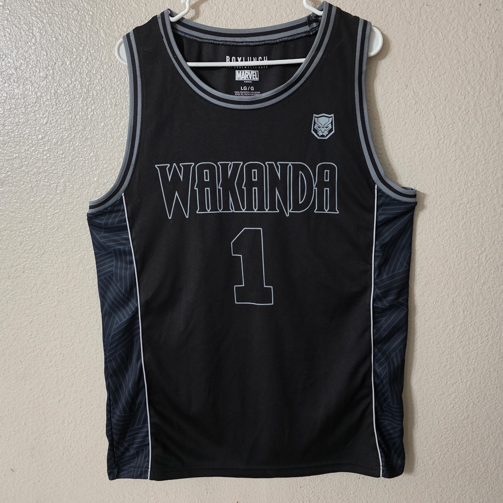 Marvel Wakanda Black Basketball Jersey